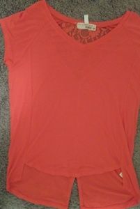 Cute size large bright Coral shirt